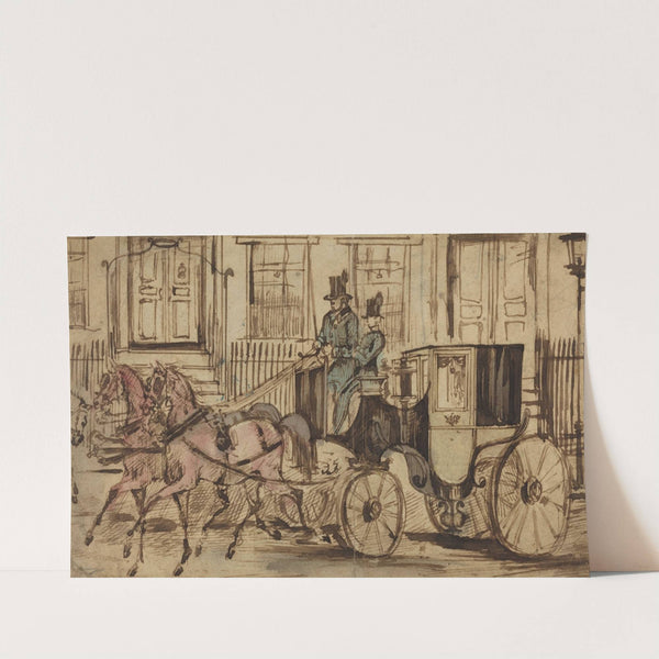 The Strawberry Roans by Constantin Guys