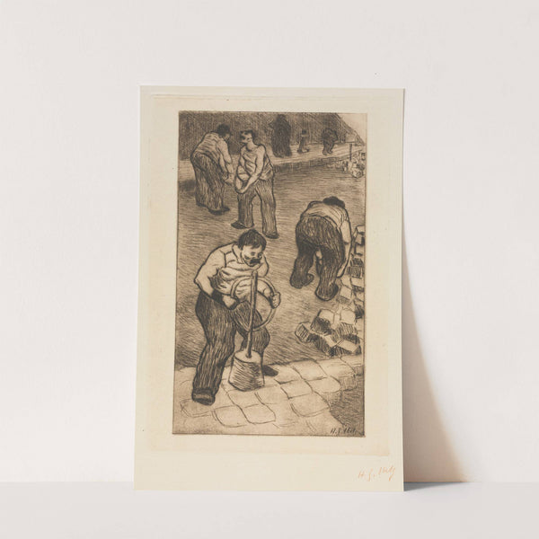 The Street Pavers (1894) by Henri-Gabriel Ibels