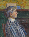 The Striped Blouse (Portrait of Irene Battiscombe, the Artist’s Sister) (circa 1915)