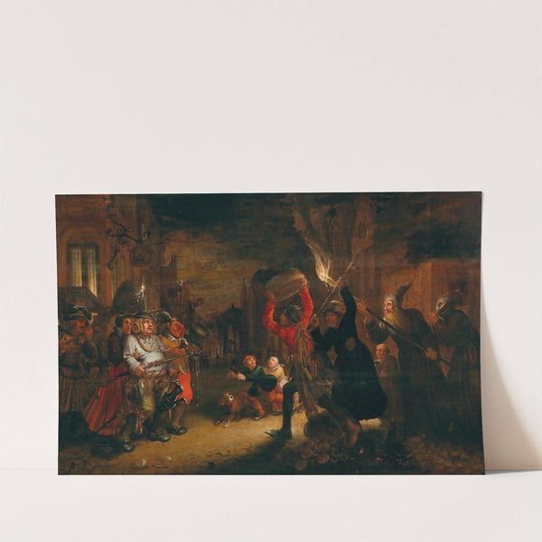 The Struggle Between Carnival And Lent by David Vinckboons