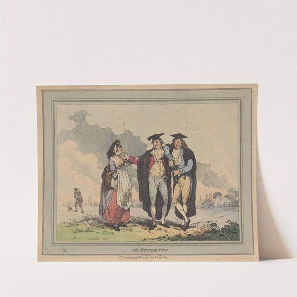 The students (1785) by Thomas Rowlandson