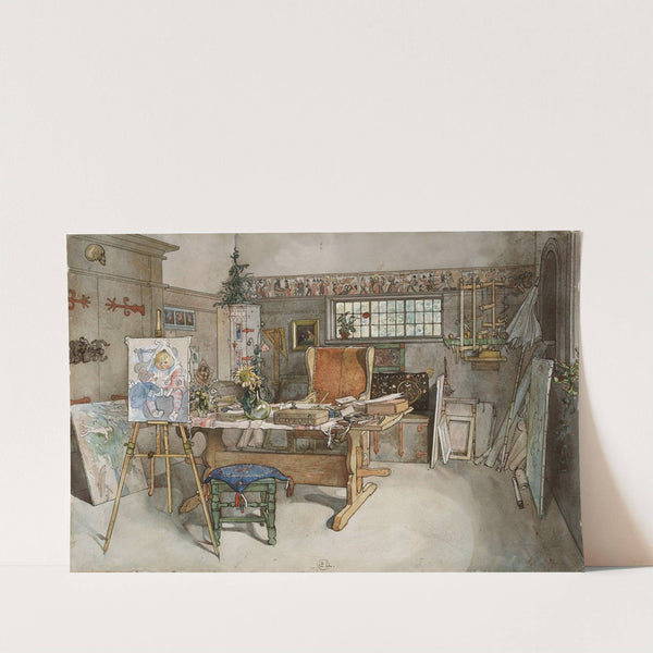The Studio by Carl Larsson