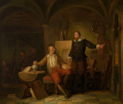 The Studio of the Painter Joos van Craesbeeck