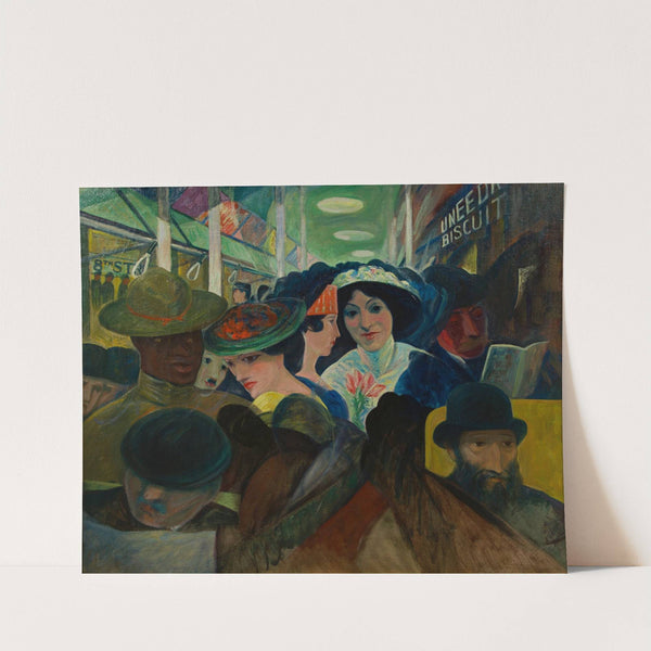 The Subway (1919) by Walter Pach