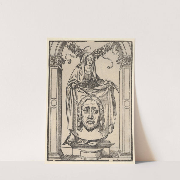 The Sudarium of Saint Veronica. by Hans Burgkmair The Elder