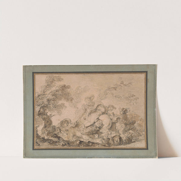 The Sudden Gust of Wind by Jean-Honoré Fragonard