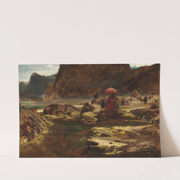 The Sultan and his camp by the enchanted lake by Albert Goodwin