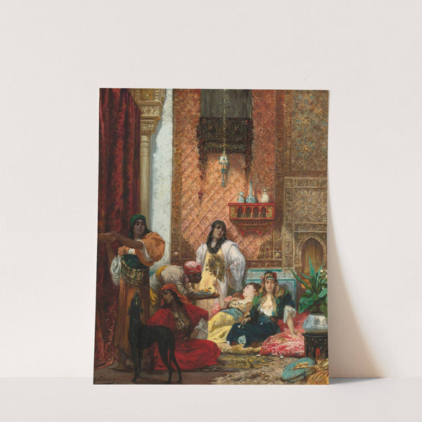 The Sultan’s Favorites (1875) by Georges Jules Victor Clairin