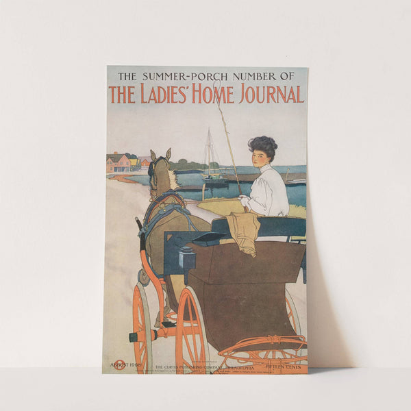 The Summer-Porch Number of The Ladies' Home Journal, August 1908 by Edward Penfield
