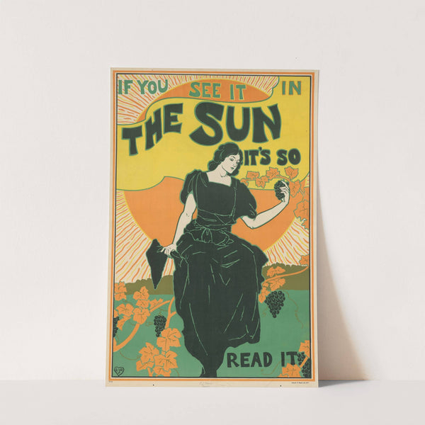 The Sun. If You See It in The Sun It’s So (1895) by Louis Rhead