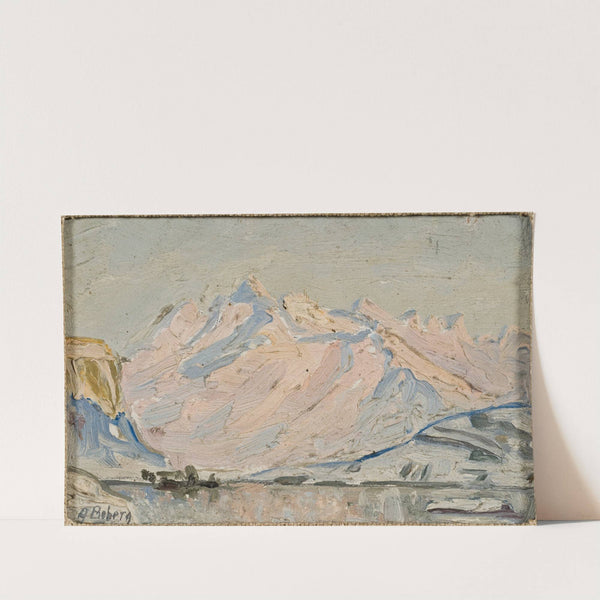 The Sun over Lofoten. Study by Anna Boberg