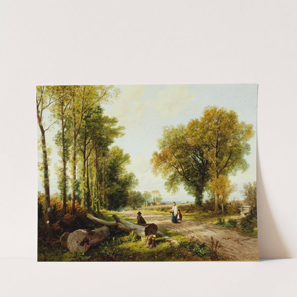 The Sunday Morning Walk by Frederick William Hulme