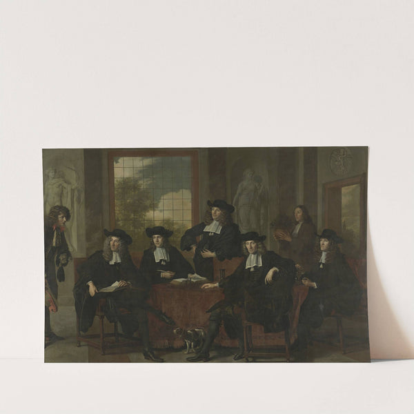The Superintendents of the Collegium Medicum in Amsterdam, 1683 (1683) by Adriaen Backer