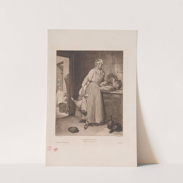 The Supplier (1888) by Henri-Charles Guérard