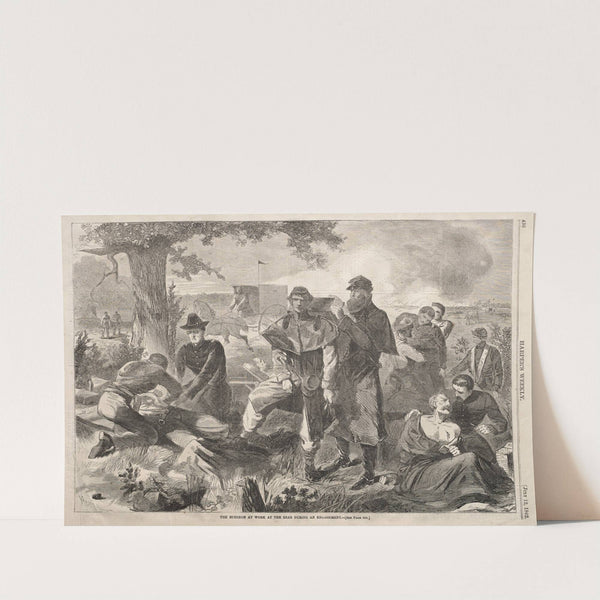 The Surgeon at Work at the Rear during an Engagement (1862) by Winslow Homer