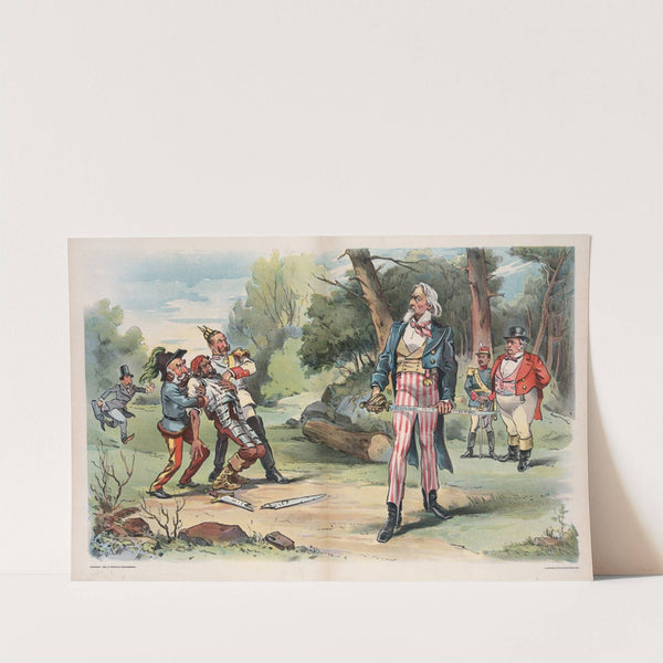 The survival of the fittest (1898) by Udo Keppler