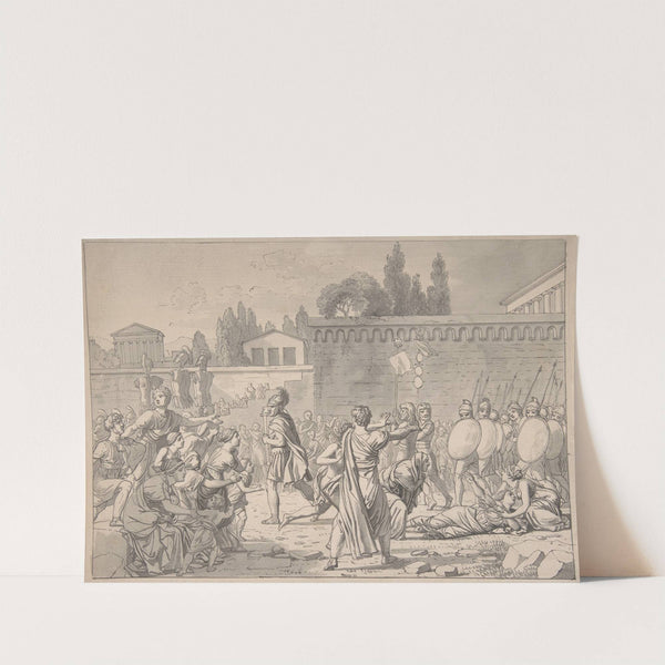 The Surviving Horatian (19th century) by Christoffer Wilhelm Eckersberg