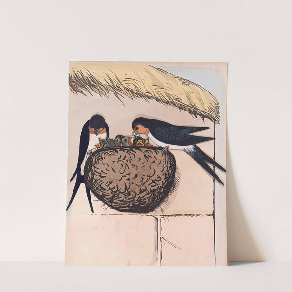 The swallow's nest by Lothar Meggendorfer