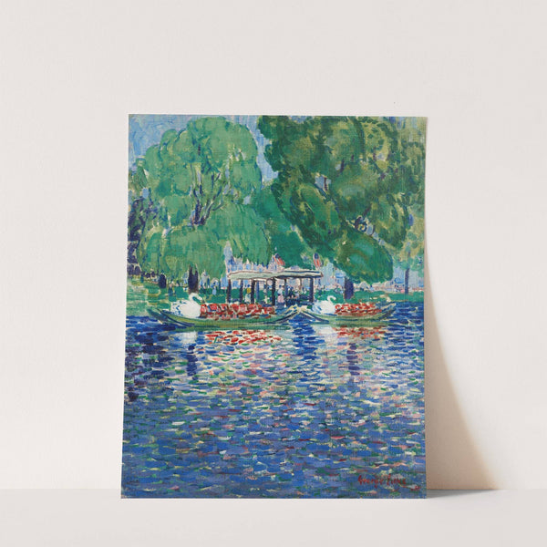 The Swan Boats by George Luks