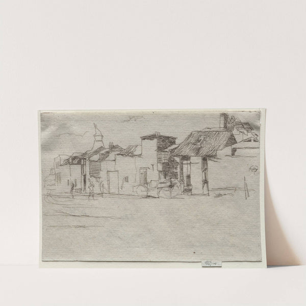 The Swan, Chelsea (c. 1870) by James Abbott McNeill Whistler