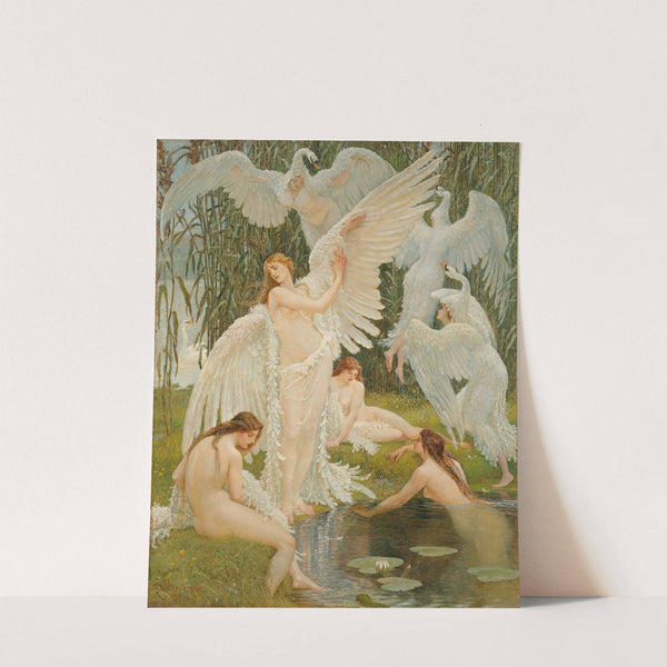 The Swan Maidens by Walter Crane