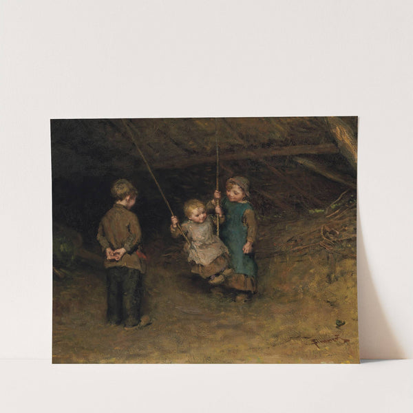 The swing by Bernardus Johannes Blommers