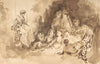 ‘The Swing,’ after Antoine Watteau (Les Agréements de l’été) (1798–1863)