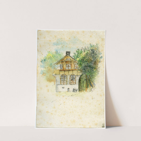 The Swiss house in the woods of Zeist (1874) by Floris Verster