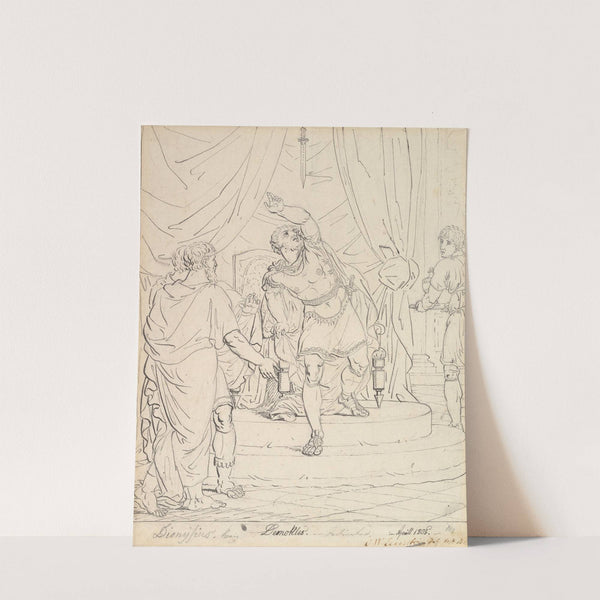 The Sword of Damocles (1805) by Christoffer Wilhelm Eckersberg