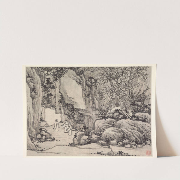 The Sword Spring, Tiger Hill, from Twelve Views of Tiger Hill, Suzhou (after 1490) by Shen Zhou