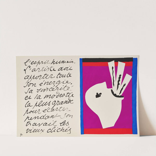 The sword swallower (1947) by Henri Matisse