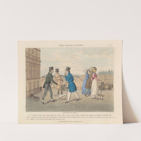 The Tables Turn’d (1824) by Daniel Thomas Egerton