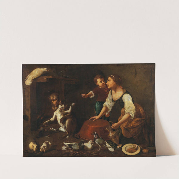 The Tale Of The Monkey And Cat by Master of the Armenti