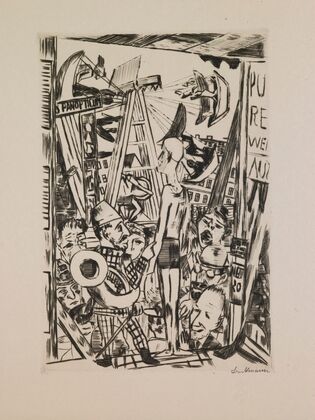 The Tall Man, plate 5 from the portfolio ‘Annual Fair’ (1921)