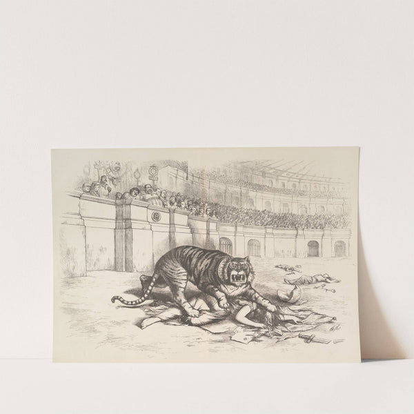 The Tammany tiger loose — ‘What are you going to do about it’ (1871) by Thomas Nast