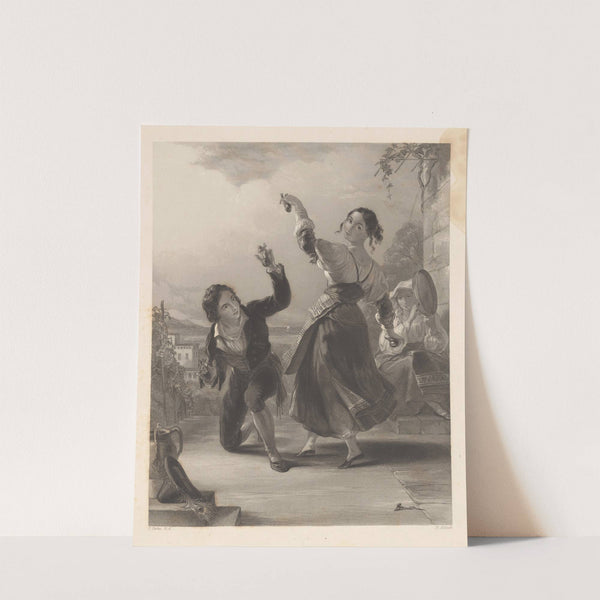 The tarantella (1845) by Thomas Uwins