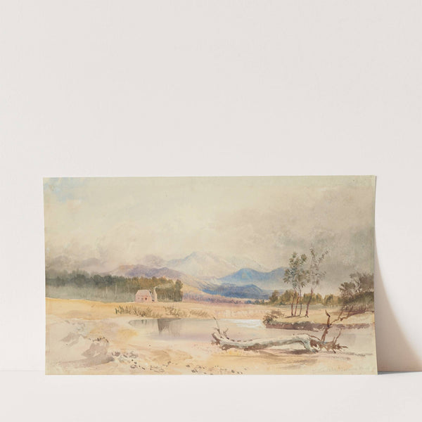 The Tararua Mountains and the Waipoua River (1868) by Nicholas Chevalier