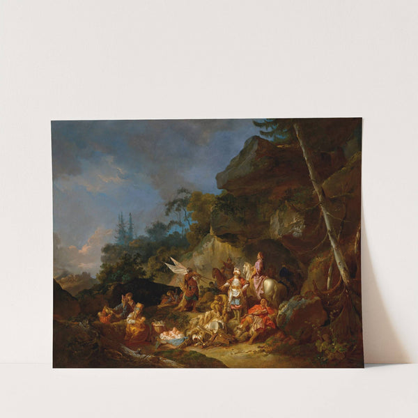 The Tartar Camp by Jean-Baptiste Le Prince