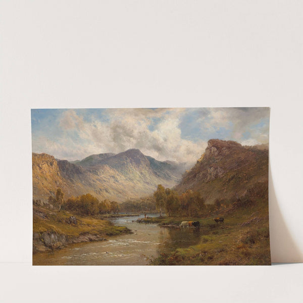 The Tay near Dunkeld, Scotland by Alfred de Bréanski