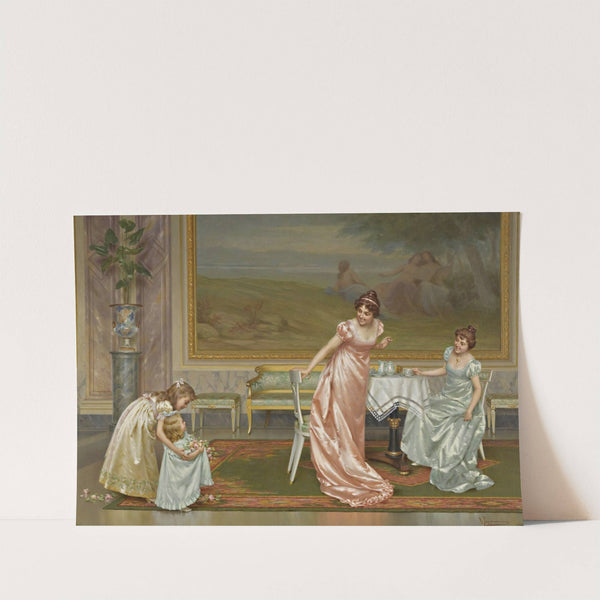 The Tea Party by Vittorio Reggianini