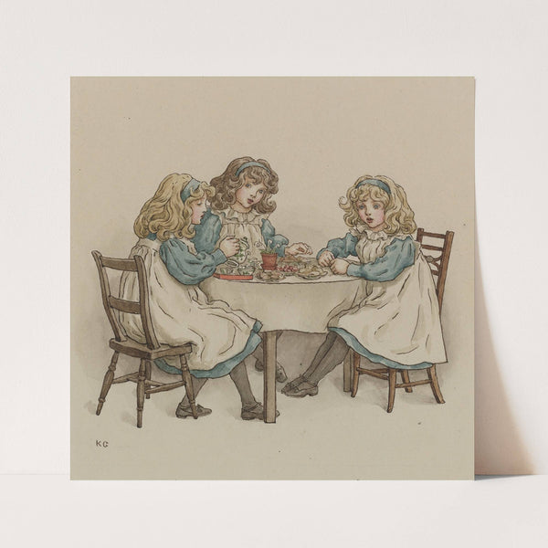 The Tea Party by Kate Greenaway