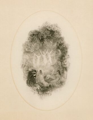 The tempest; act V, scene 1 ‘Under the blossom that hangs on the bough’ (1887)