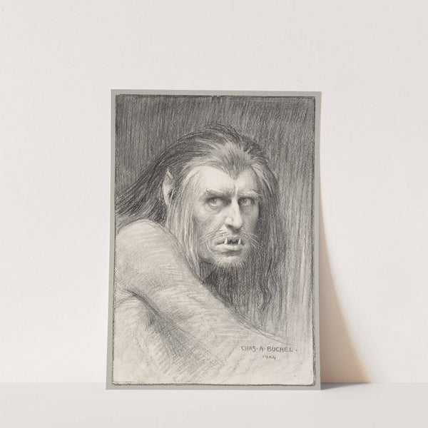 The tempest at His Majesty’s Theatre, Herbert Beerbohm Tree as Caliban (1904) by Charles A. Buchel