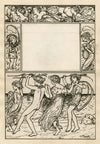 The Tempest; Decorative full-page frame for Ariel’s song (1900)