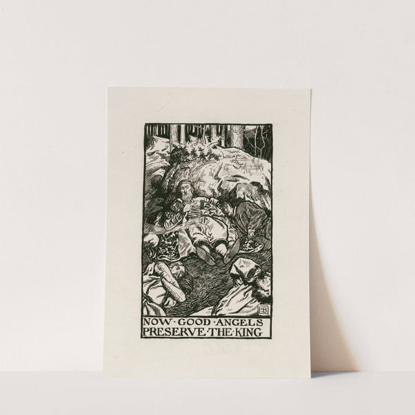 The Tempest; Now good angels preserve the King Act II Scene I (1900) by Byam Shaw