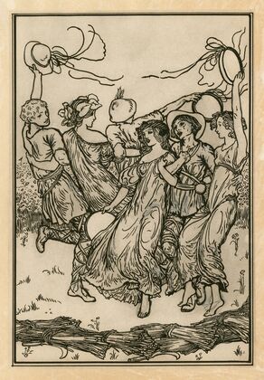 The Tempest; The masque of the graceful dance (1900)