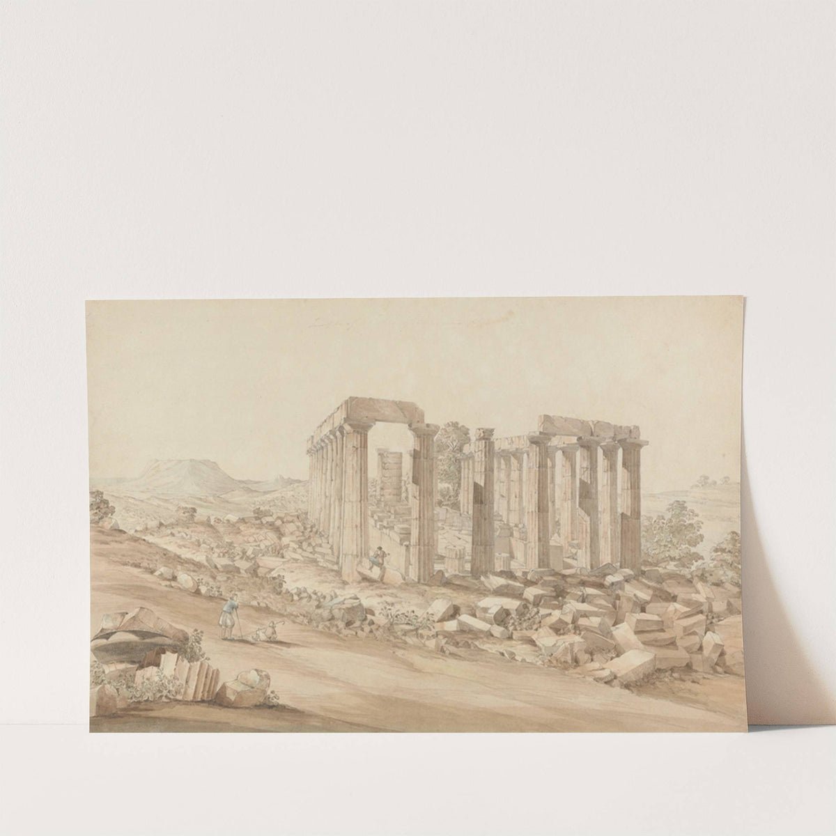 The Temple of Apollo Epicurius at Bassai, Phigalea by John Foster