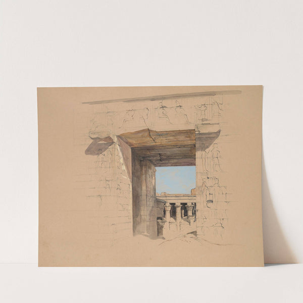 The Temple of Edfu; The Door of the Pylon (1850) by John Frederick Lewis