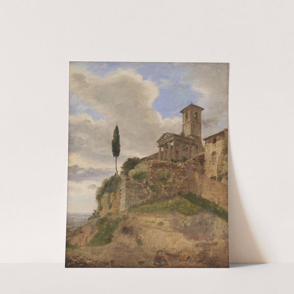 The Temple of Hercules at Cori by Jørgen Roed