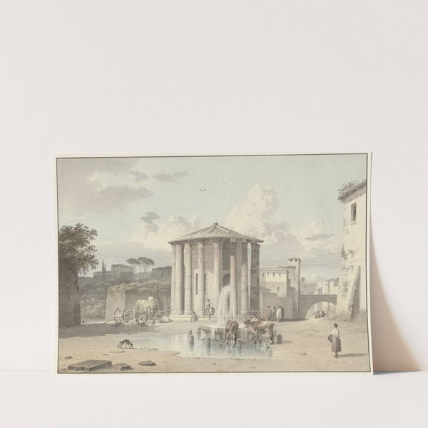 The Temple of Vesta in Rome (c. 1809 - c. 1812) by Josephus Augustus Knip